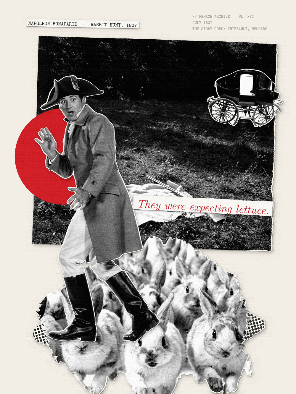 The collage for Plate XVI