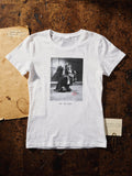 Print XXV, the client, black and white print on the women's fitted tee